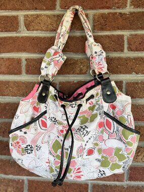 croft & barrow purse / bag * spring colors * euc
